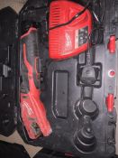 MILWAUKEE M12 PIPE CUTTER COMES WITH 1 BATTERY, CHARGER AND CARRY CASE (UNCHECKED / UNTESTED )