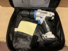 MAC ALLISTER MSCD18-LI-2 18V 1.5AH LI-ION CORDLESS COMBI DRILL COMES WITH CARRY CASE (UNCHECKED /