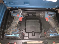 ERBAUER EID18-LI / ECD18-LI-2 18V 2.0AH LI-ION EXT BRUSHLESS CORDLESS TWIN PACK COMES WITH 2