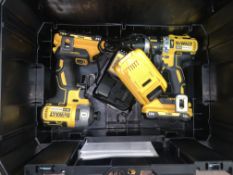 DEWALT DCK2510L3T-GB 18V 3.0AH LI-ION XR BRUSHLESS CORDLESS TWIN PACK COMES WITH 3 BATTERIES,