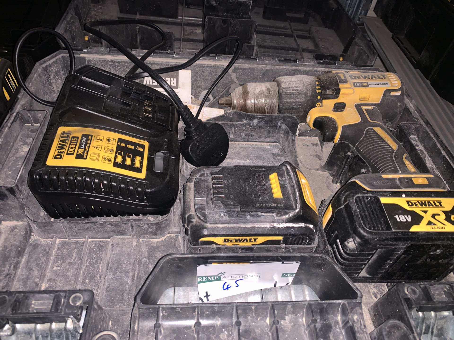 DEWALT DCD778M2T-SFGB 18V 4.0AH LI-ION XR BRUSHLESS CORDLESS COMBI DRILL COMES WITH 2 BATTERIES,