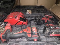 MILWAUKEE M18 CBLPP2A-402C 18V 4.0AH LI-ION REDLITHIUM BRUSHLESS CORDLESS COMBI DRILL & IMPACT