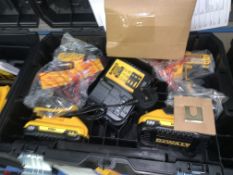 DEWALT DCK2510L3T-GB 18V 3.0AH LI-ION XR BRUSHLESS CORDLESS TWIN PACK COMES WITH 3 BATTERIES,