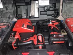 MILWAUKEE M18 CBLPP2A-502C 18V 5.0AH LI-ION REDLITHIUM BRUSHLESS CORDLESS COMBI DRILL & IMPACT