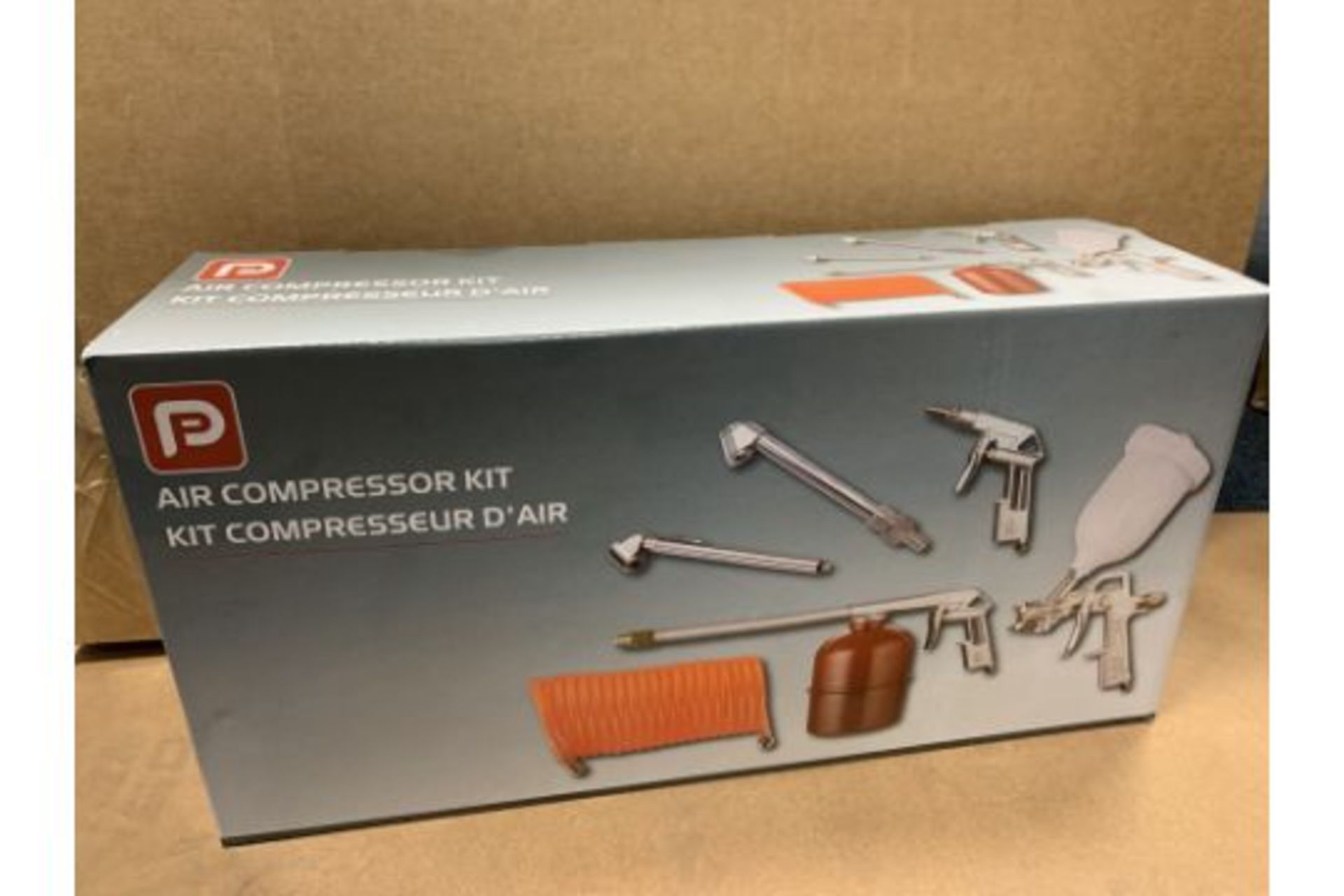 5 X NEW BOXED B&Q 6 PIECE AIR COMPRESSOR KITS (882/13)