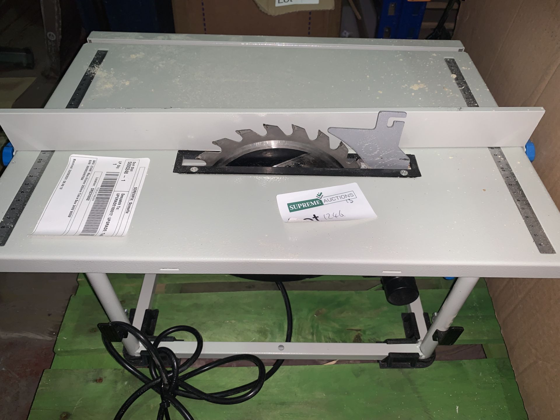 MACALLISTER 200MM TABLE SAW 240V 800W (UNCHECKED) (1246/13)