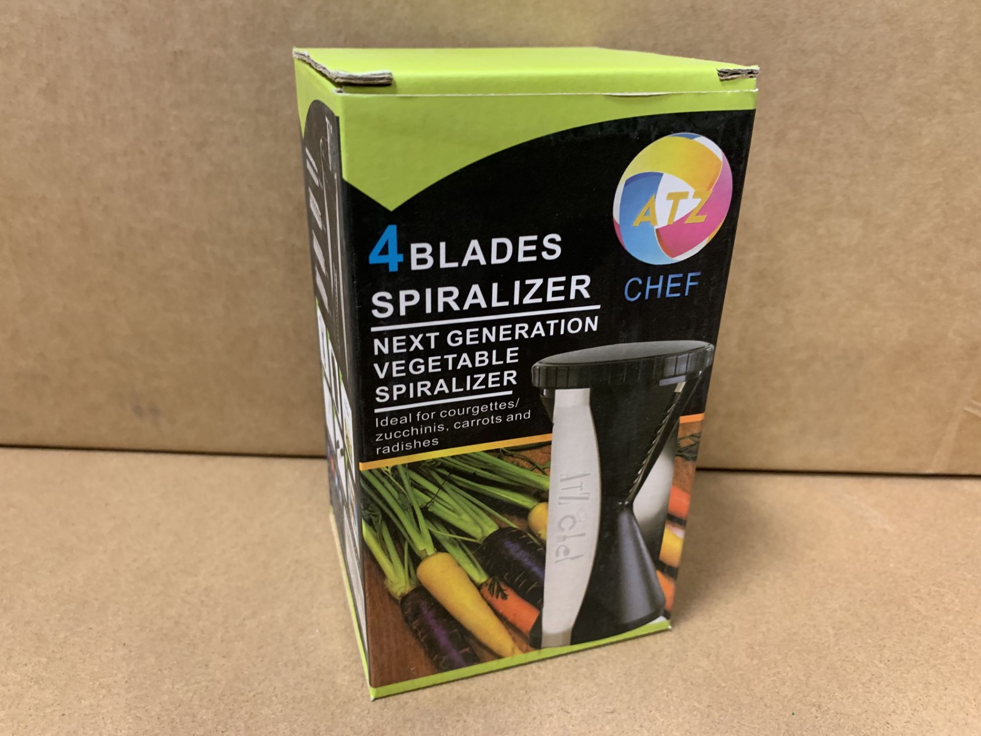 25 X BRAND NEW CHEF 4 BLADE NEXT GENERATION SPIRALIZERS