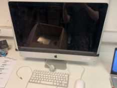APPLE IMAC ALL IN ONE PC, INTEL CORE i5, 2.66GHZ, 27 INCH SCREEN, HIGH SIERRA OPERATING SYSTEM,
