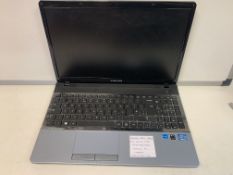 SAMSUNG 3530 LAPTOP, INTEL CORE i3-2328M, 320GB HARD DRIVE, WINDOWS 10 WITH CHARGER