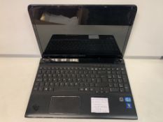 SONY SVE1511FIEB LAPTOP, INTEL CORE i3-2370M, 2.4GHZ, WINDOWS 10, 640GB HARD DRIVE WITH CHARGER