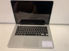 APPLE MACBOOK PRO LAPTOP, APPLE X OPERATING SYSTEM, 250GB HARD DRIVE WITH CHARGER
