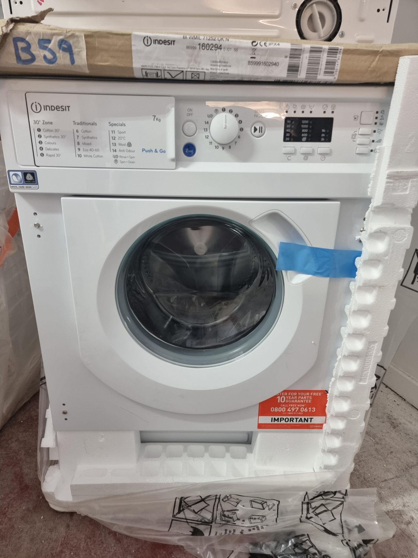 INDESIT BIWMIL71252UK WASHING MACHINE