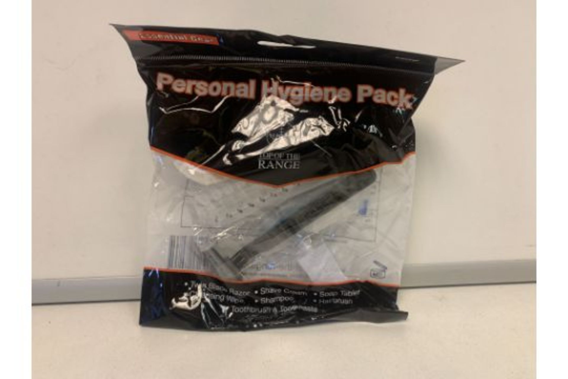 200 X NEW PACKAGED ESSENTIAL GEAR TOP OF THE RANGE PERSONAL HYGIENE PACKS. EACH INCLUDES TWIN