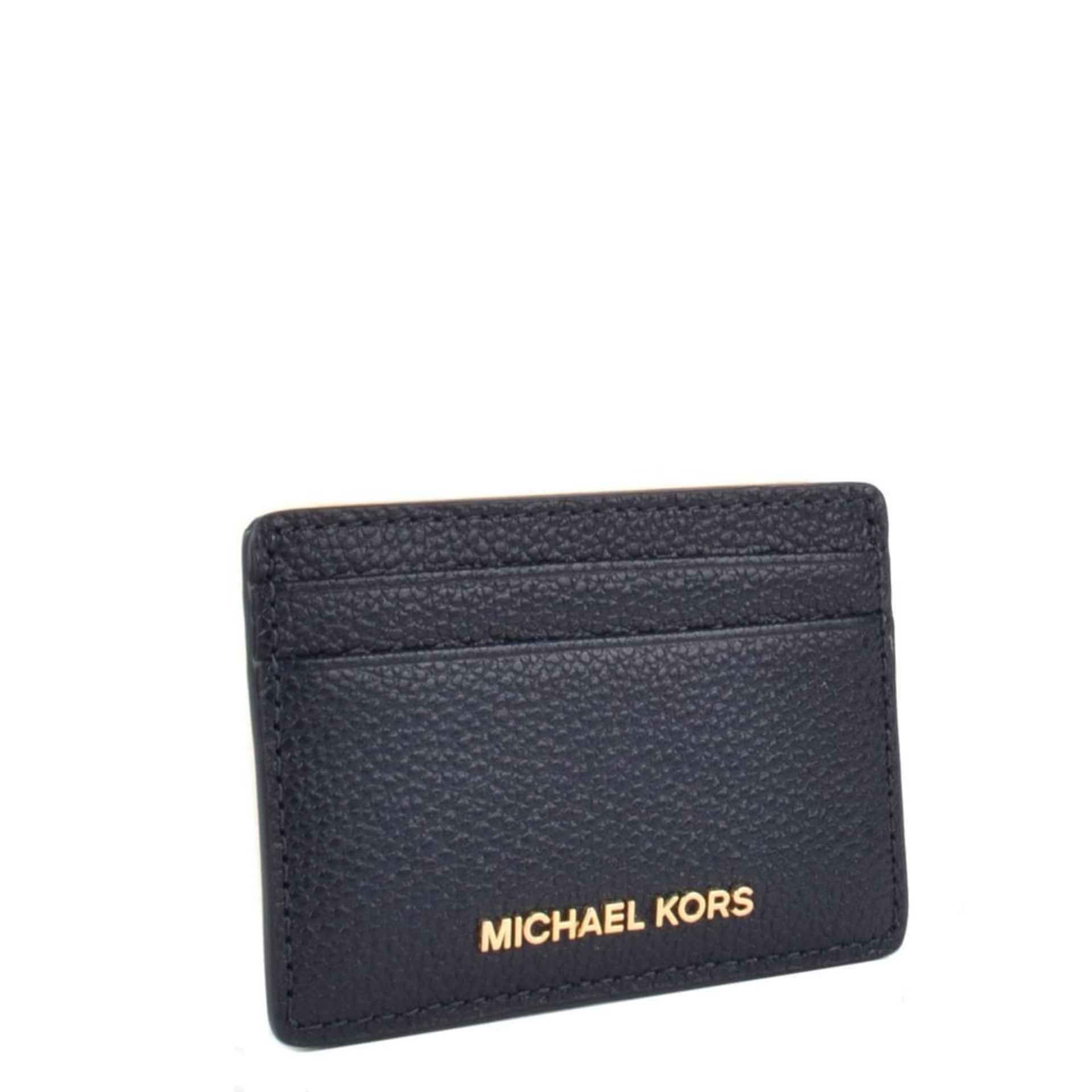 BRAND NEW MICHAEL KORS MONEY PIECES CARD HOLDER GRAINED LEATHER ADMIRAL RRP £60 (68172)