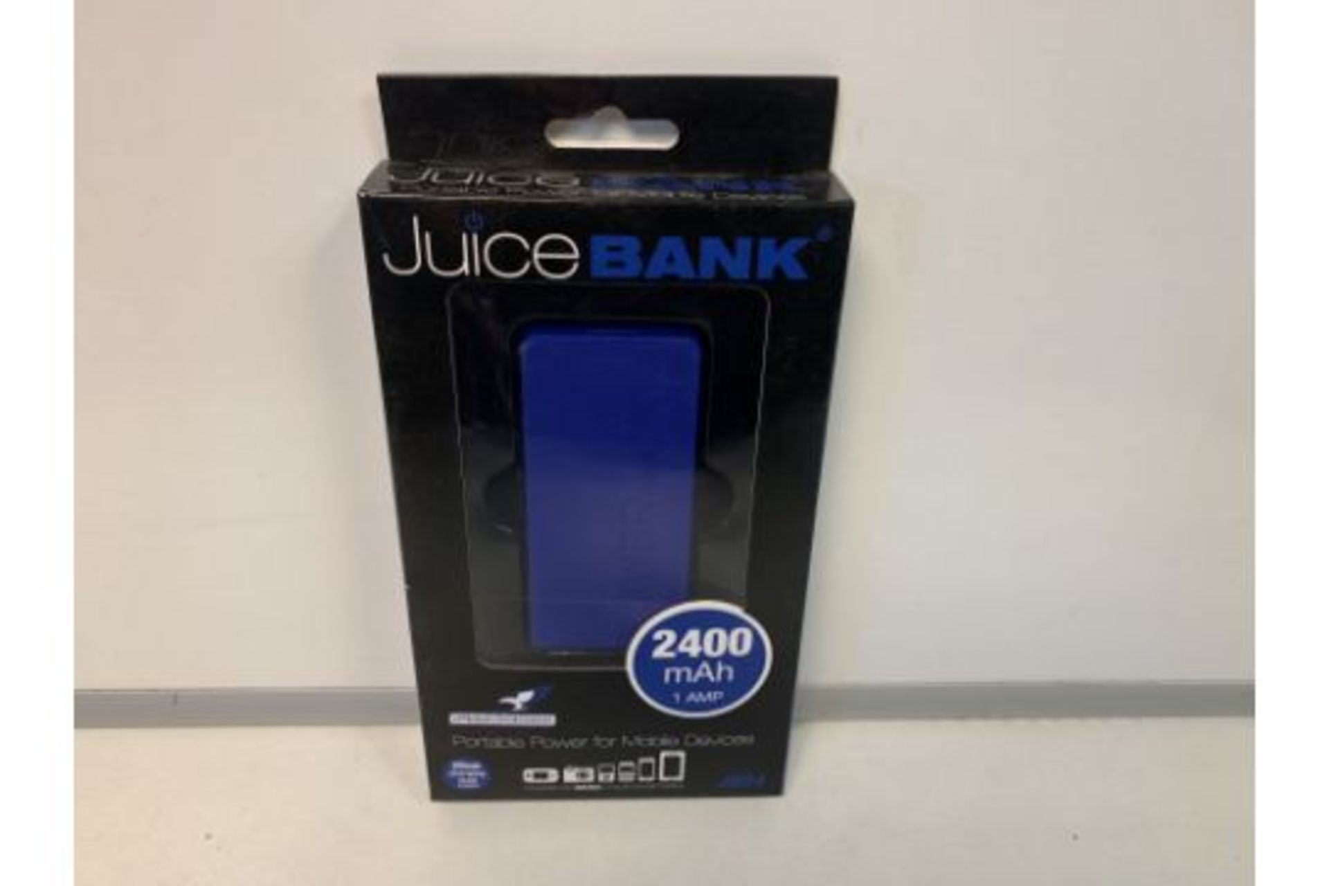 30 X NEW BOXED FALCON JUICE BANKS. 2400 Mah 1AMP. PORTABLE POWER FOR MOBILE DEVICES