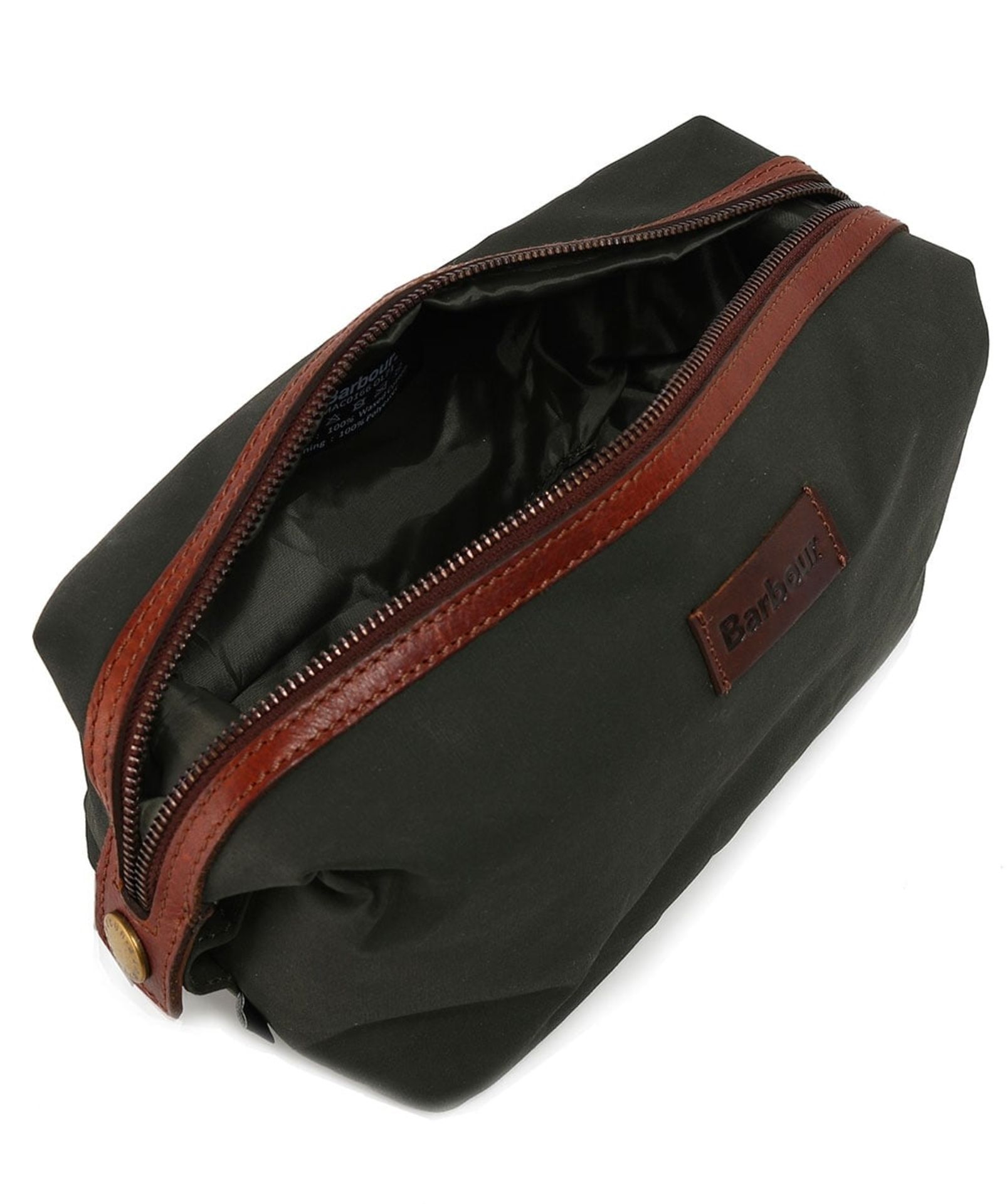 BRAND NEW BARBOUR DRY WAX CONVERTIBLE WASH BAG (5784) RRP £76-10 (353/27)