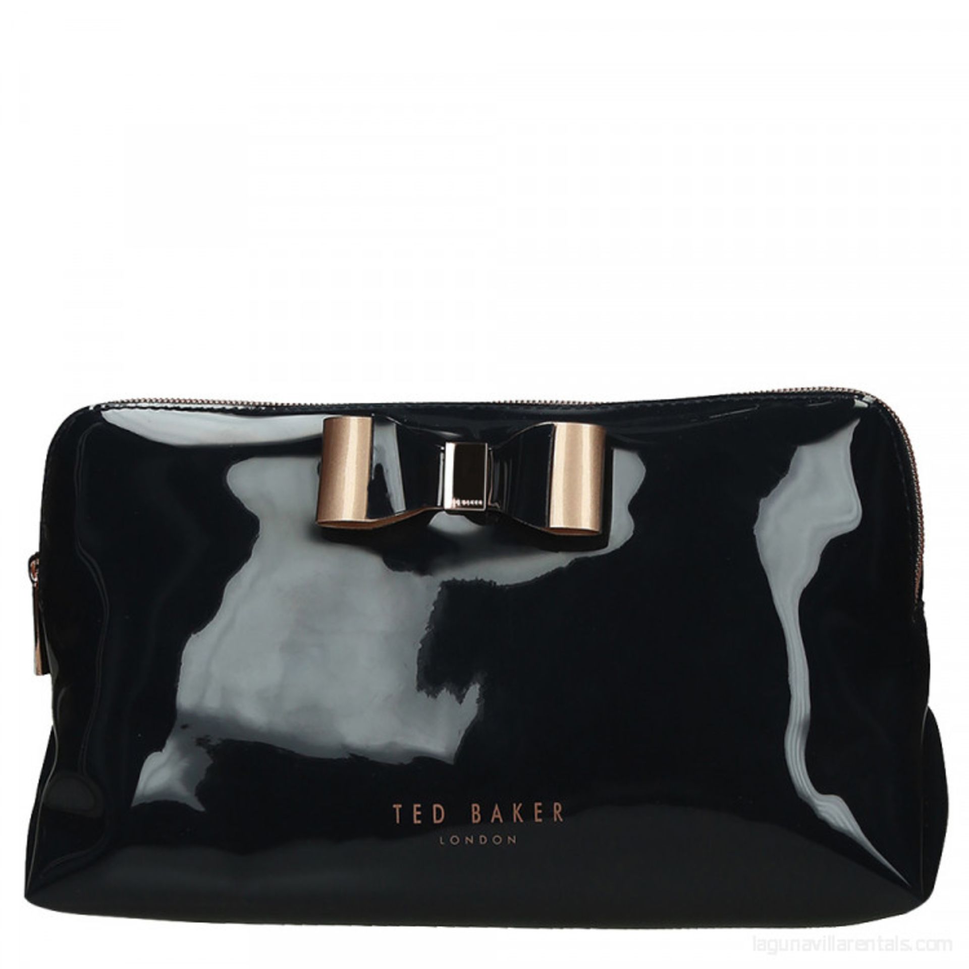 BRAND NEW TED BAKER VANITEE DARK BLUE BOW DETAIL WASHBAG (0701) RRP £45-3