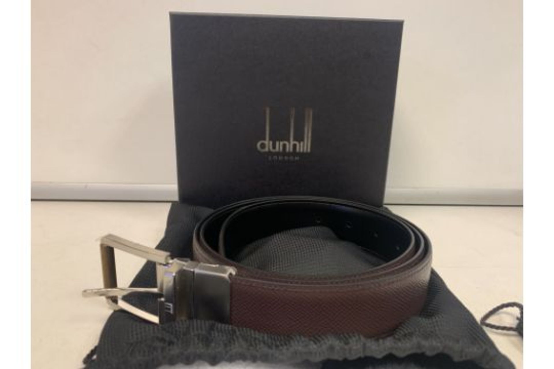 BRAND NEW ALFRED DUNHILL BROWN 35MM BELT (0647) RRP £345 -6 SP