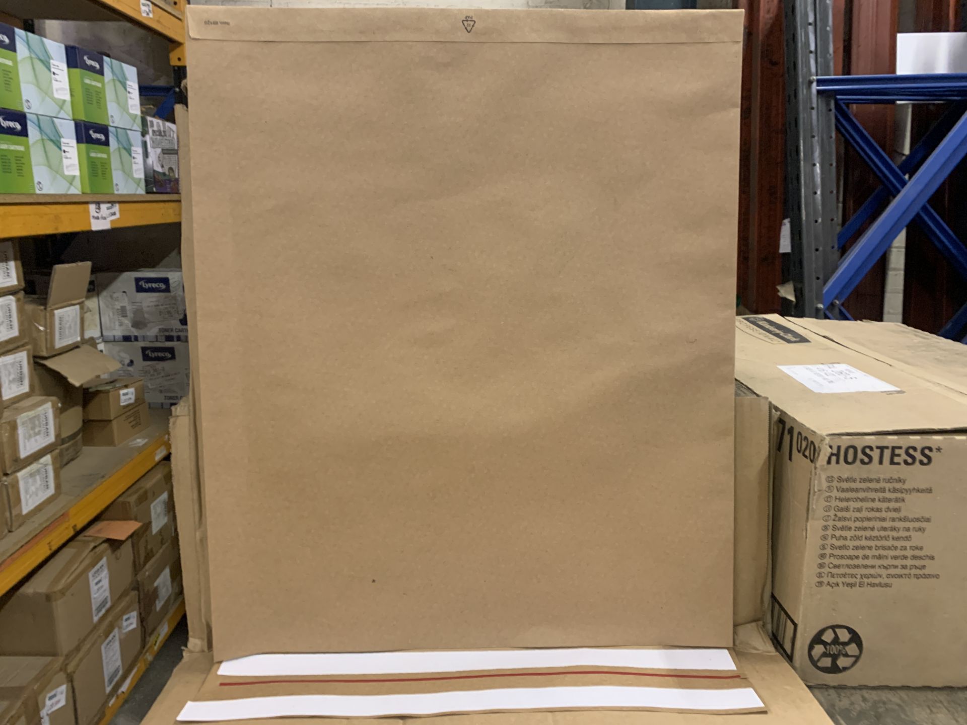 6 X BRAND NEW PACKS OF 50 KRAFT MAILER ECO V BOTTOM AND SIDE GUSSETS DOUBLE P AND S 500X600X60MM