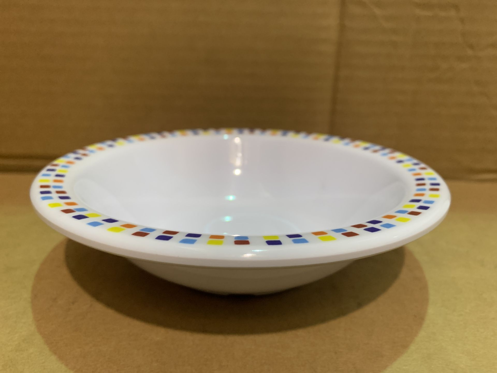 5 X BRAND NEW PACKS OF 48 UTOPIA SPANISH STEPS BOWLS 150MM RRP £ 160 PER PACK (98/3)