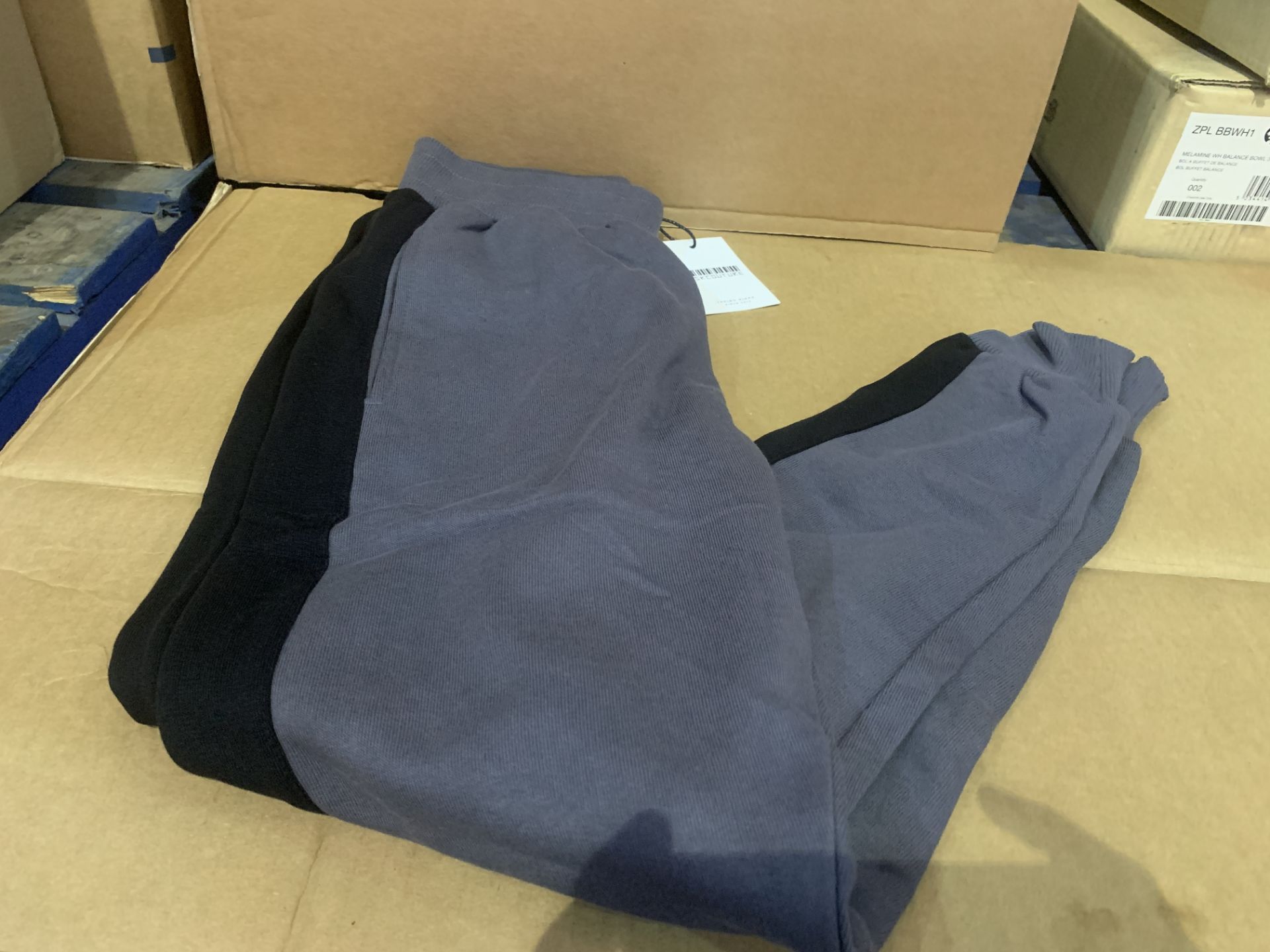 14 X BRAND NEW RISK COUTURE GREY BARCLAY PANTS IN VARIOUS SIZES (187/3)