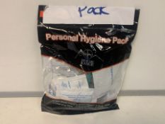 PALLET TO CONTAIN 750 X BRAND NEW SEALED ESSENTIAL GEAR PERSONAL HYGIENE PACKS EACH INCLUDES: TWIN