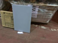 (L155) PALLET TO CONTAIN 45 x NEW BOXED MELBOURNE 600MM MATT GREY VANITY UNIT TOP BOARDS