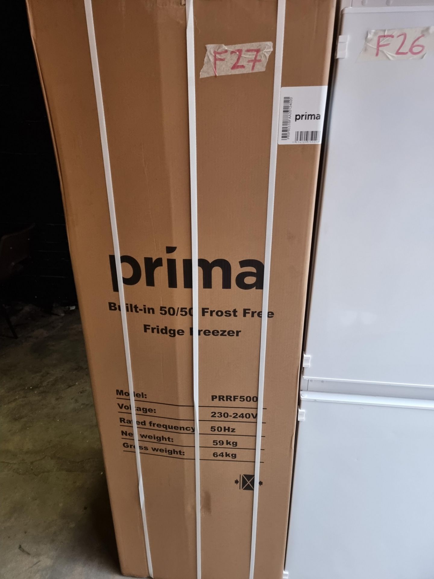 PRIMA+ PRRF500 50/50 BI FF FRI/FRZ