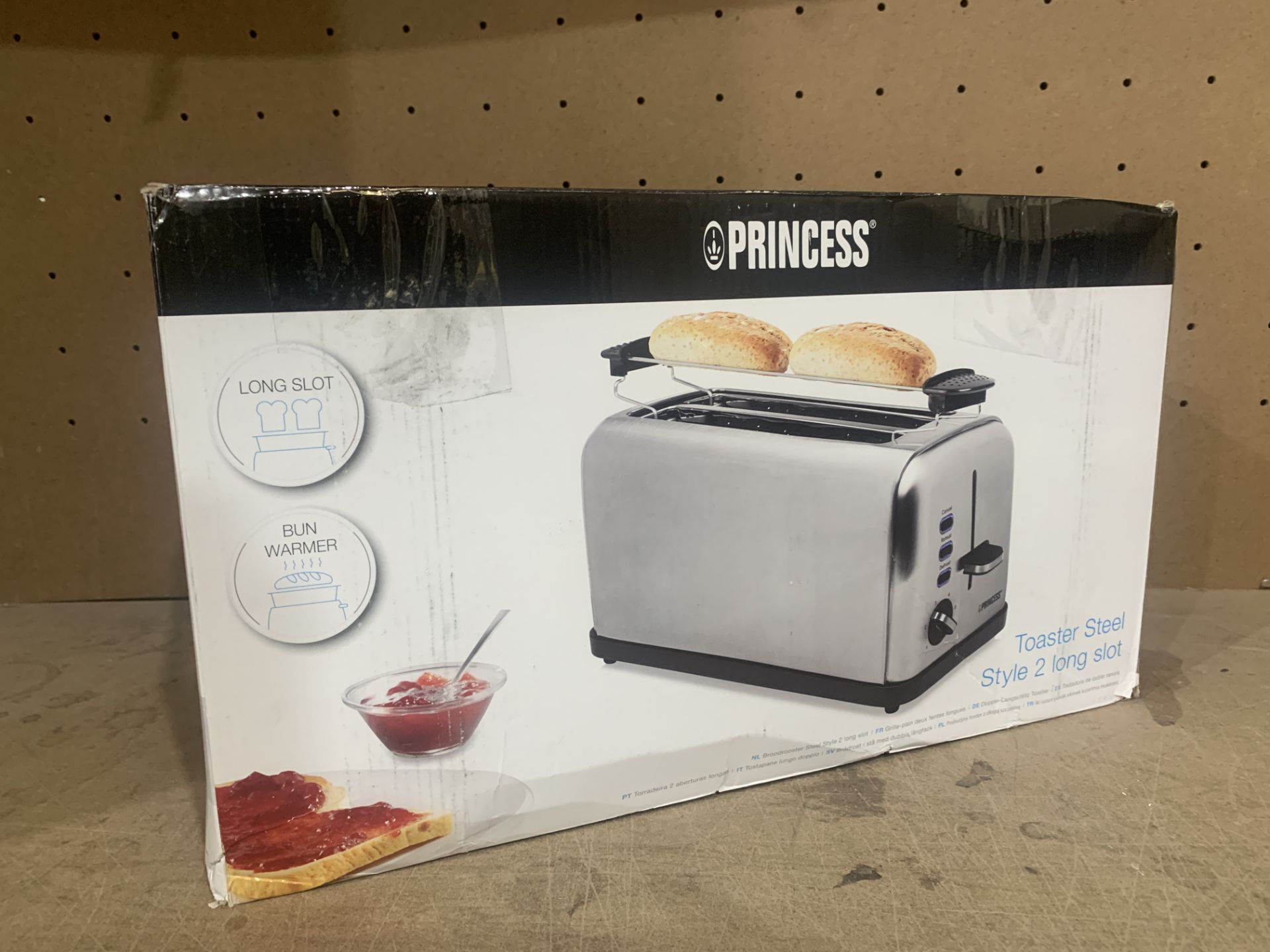 5 X PRINCESS TOASTER STEEL STYLE 2 LONG SLOT