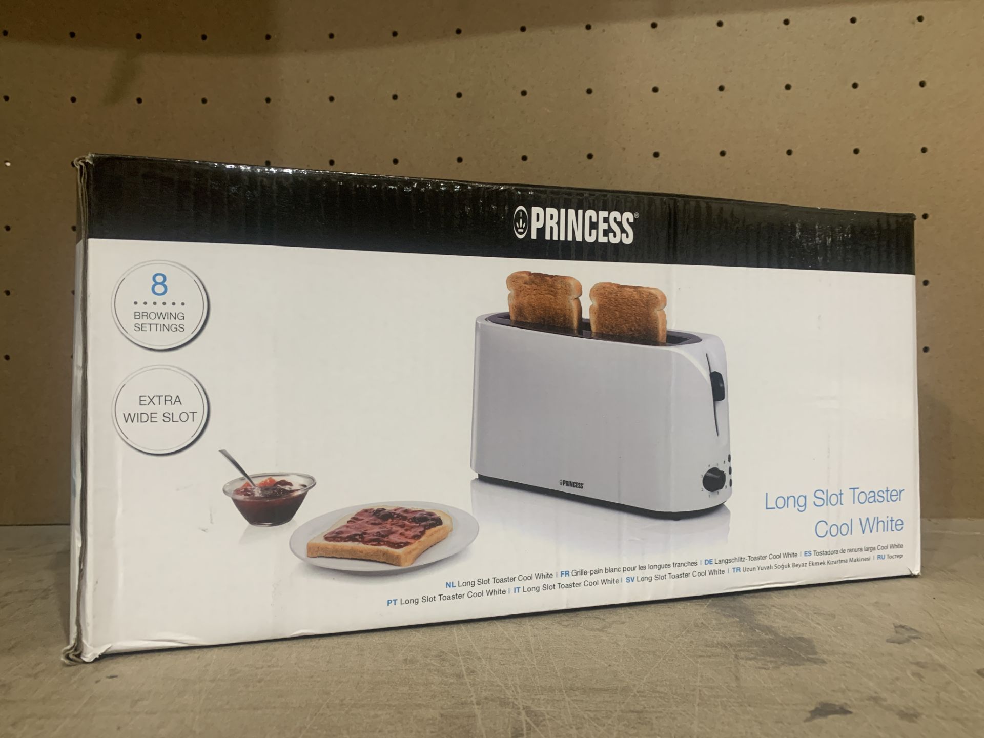 3 X PRINCESS LONG SLOT TOASTERS COOL WHITE RRP £53 EACH