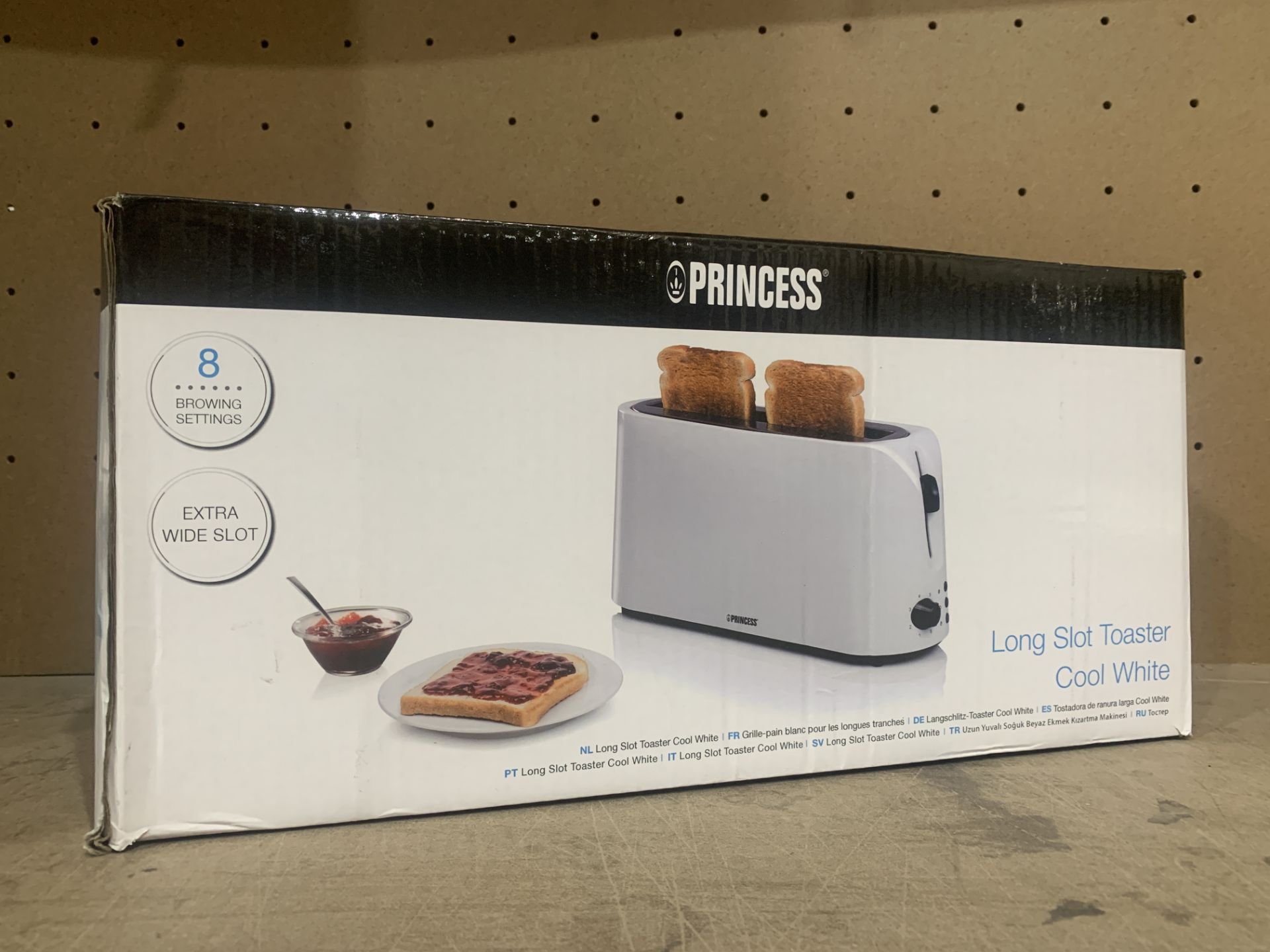 3 X PRINCESS LONG SLOT TOASTERS COOL WHITE RRP £53 EACH