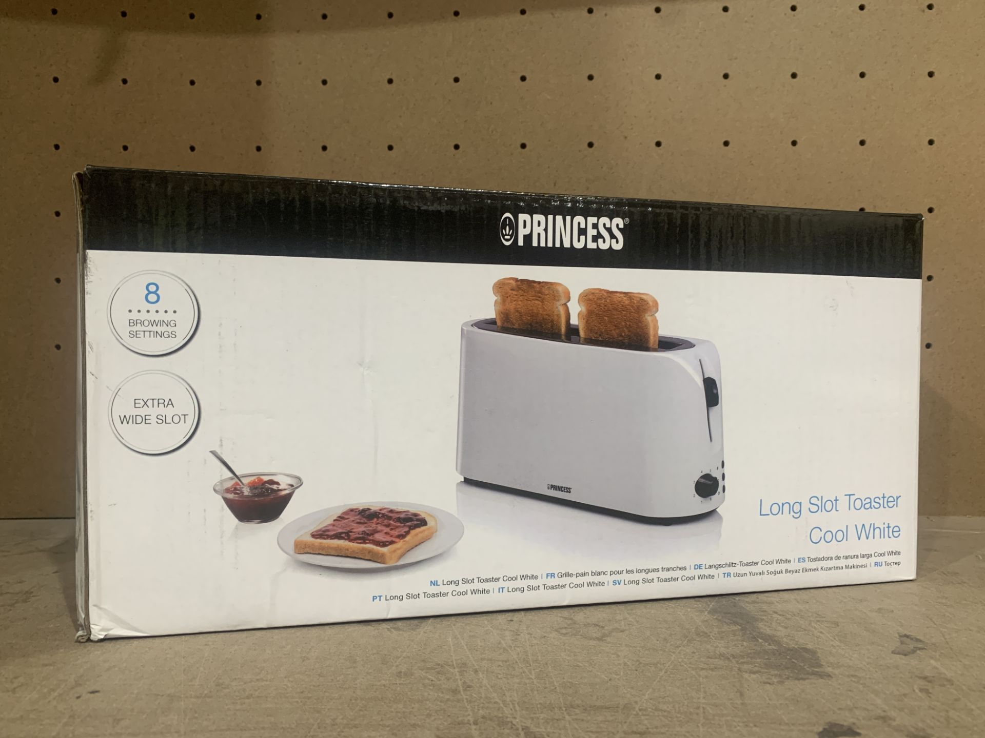 3 X PRINCESS LONG SLOT TOASTERS COOL WHITE RRP £53 EACH