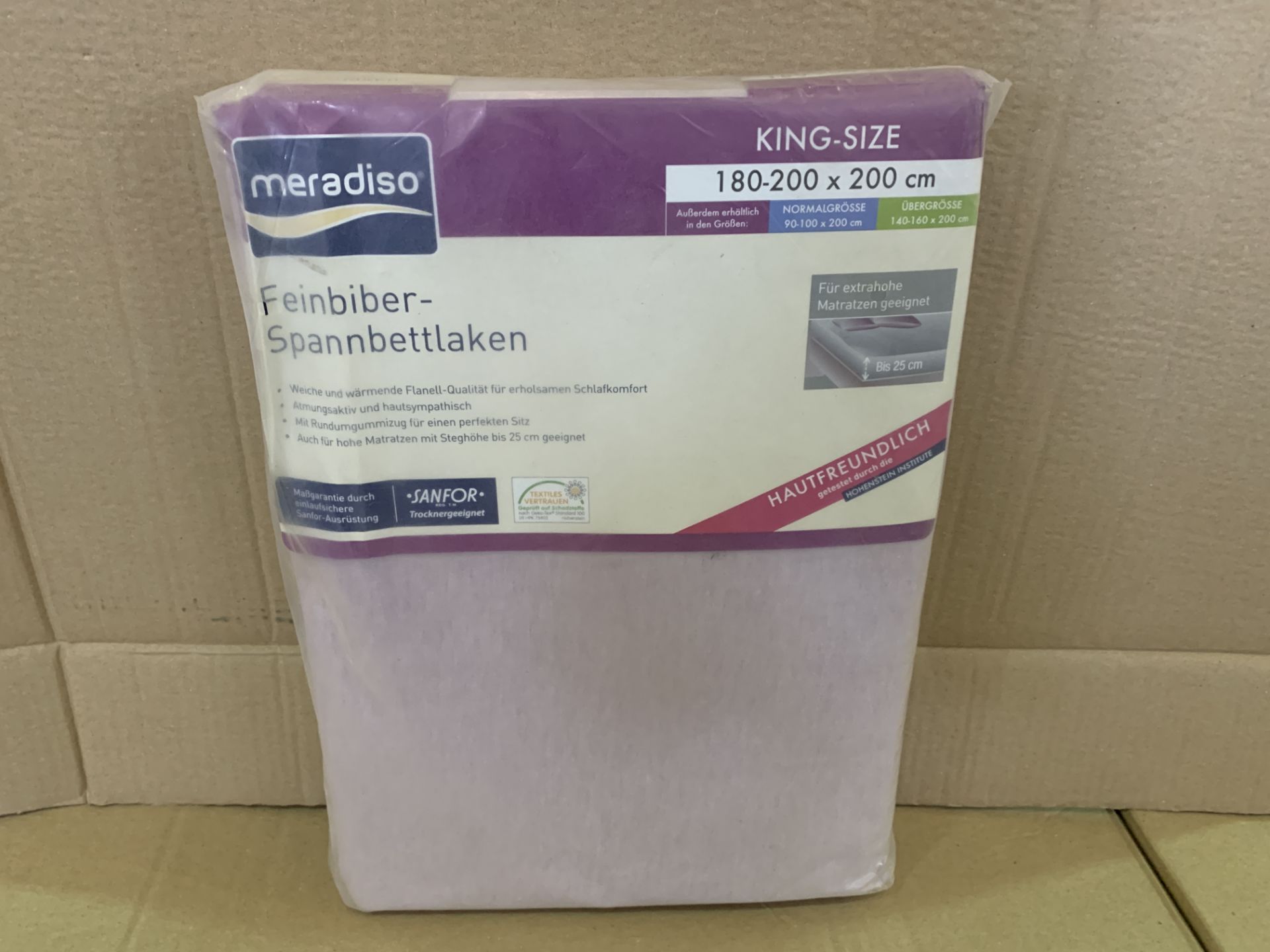 6 X BRAND NEW MERADISO KING SIZE SHEETS