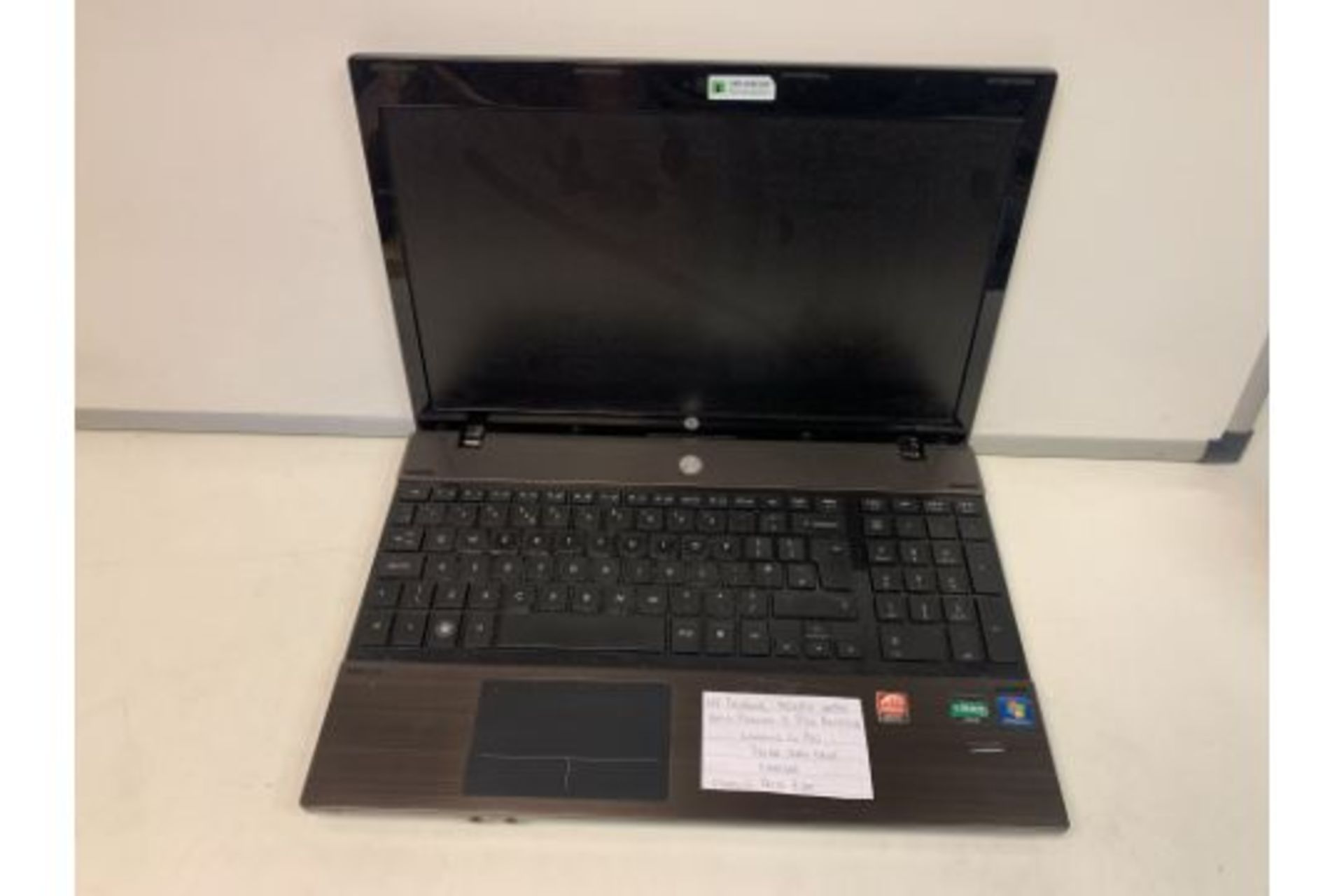 HP PROBOOK 452SS LAPTOP, AMD PHENOM 11 P960 PROCESSOR, WINDOWS 10 PRO, 320GB HARD DRIVE WITH CHARGER