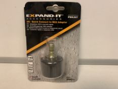 60 X BRAND NEW EXPAND IT PWA307 QUICK CONNECT ADAPTORS