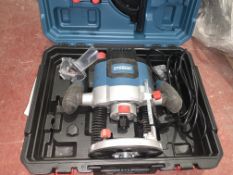 ERBAUER ER2100 2100W ELECTRIC ROUTER 220-240V COMES WITH ACCESSORIES AND CARRY CASE (UNCHECKED,