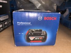 BOSCH 1600Z00038 18V 4.0AH LI-ION COOLPACK BATTERY COMES WITH BOX (UNCHECKED, UNTESTED)