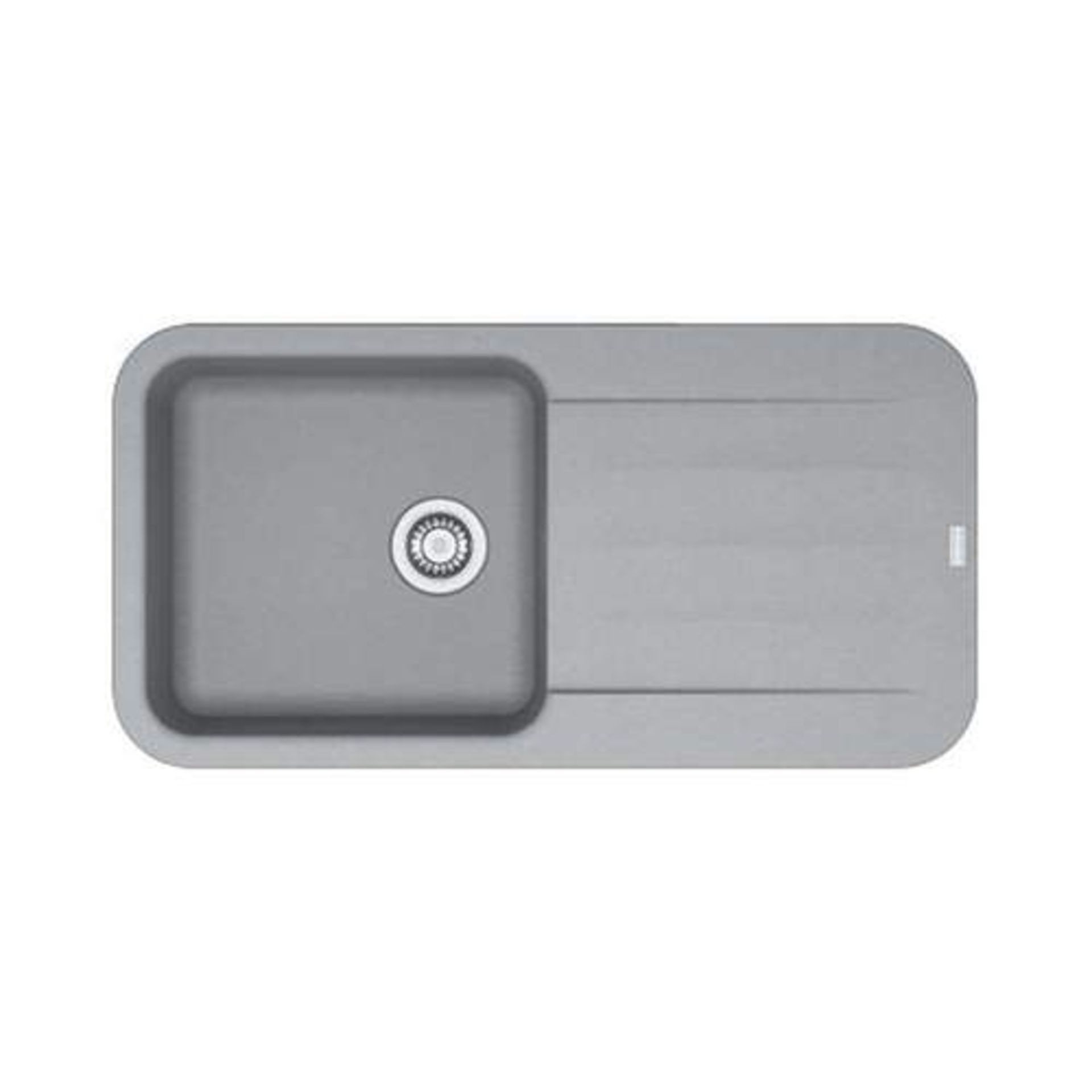 NEW 2 X Franke Pebel PBG 611-970 Reversible Fragranite 1.0 Bowl Inset Sink, Stone Grey | 114.0567.