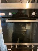 Prima+ PRSO106 B/I Single Electric Fan Oven - Black & St/Steel