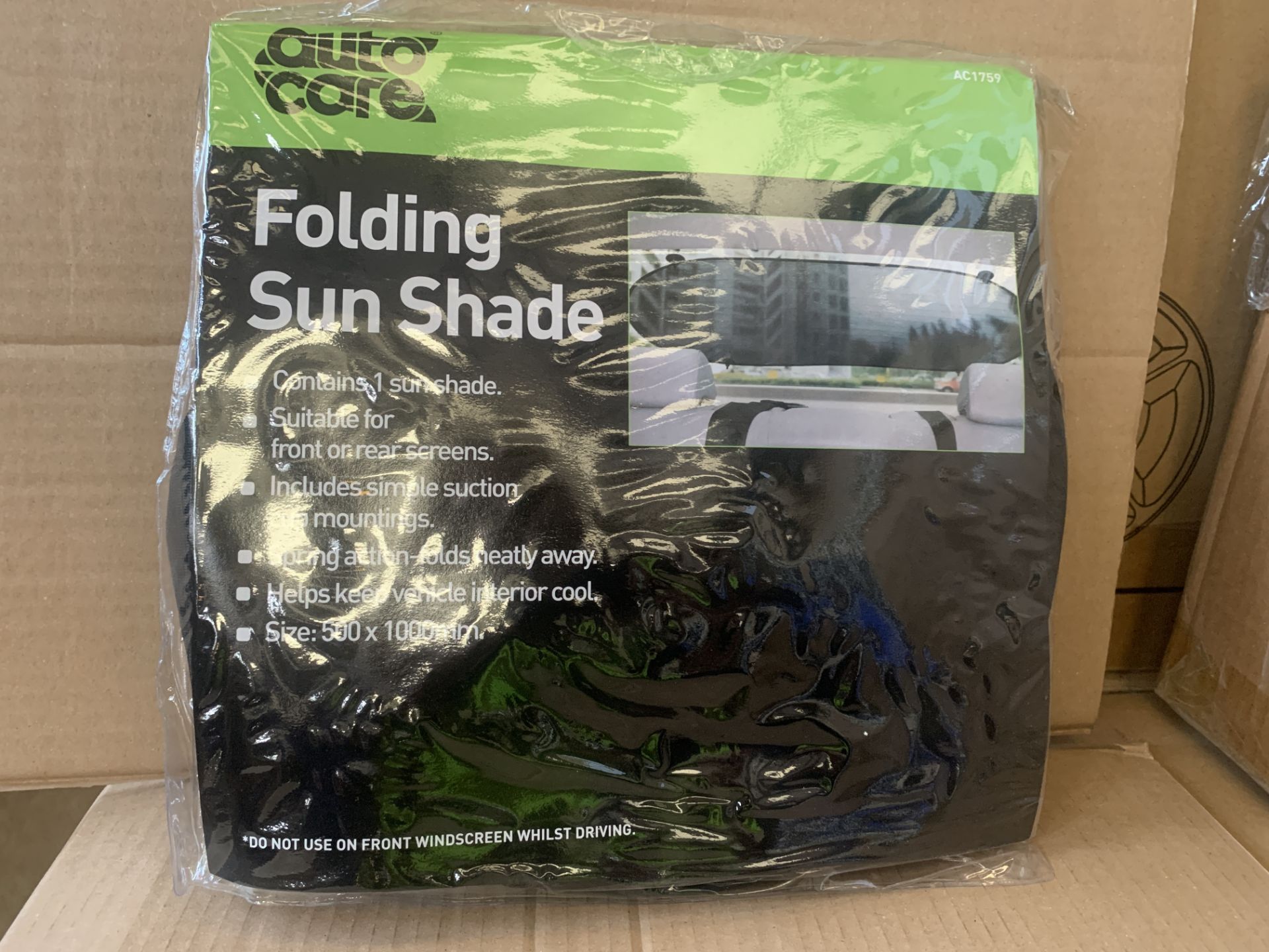 80 X BRAND NEW FOLDING SUN SHADES