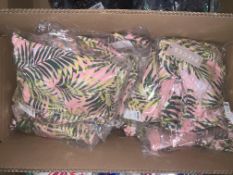 11 X BRAND NEW INDIVIDUALLY PACKAGED PIECES CANDY PINK LEAF PRINT SWIMSUITS (SIZES MAY VARY)