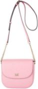 BRAND NEW MICHAEL KORS PINK HALF DOME CROSSBODY BAG (3178) O RRP £155