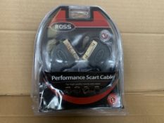20 X BRAND NEW ROSS PERFORMANCE SCART CABLES