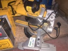 DEWALT DWS773-GB 216MM ELECTRIC SINGLE-BEVEL SLIDING COMPOUND MITRE SAW 240V (UNCHECKED, UNTESTED)