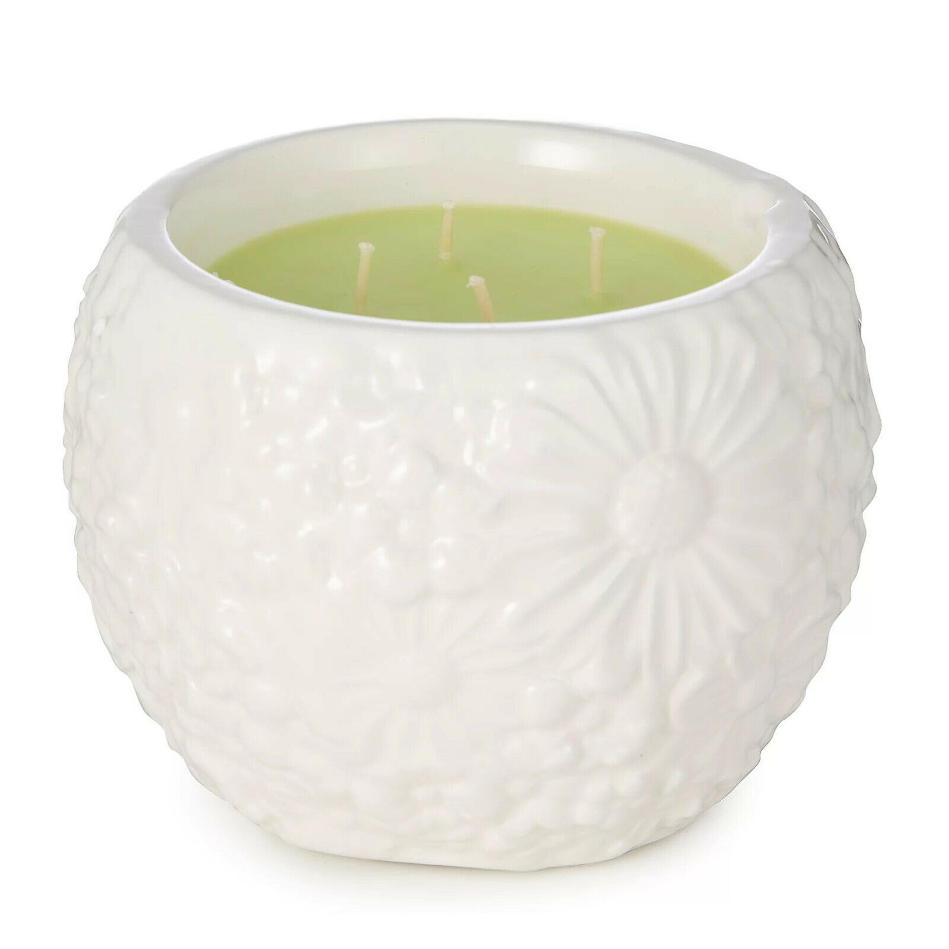 6 X BRAND NEW HOMEWORX BY HARRY SLATKIN HEIRLOOM ORCHARD CERAMIC FRUIT 4 WICK CANDLE RRP £48 EACH - Image 2 of 2