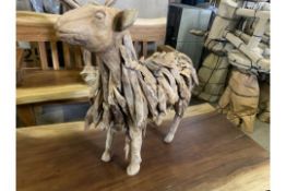 TEAK ROOT BABY LAMB L60 X W25 X H60 RRP £295