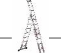 BRAND NEW LUXE 3 EN131 REFORM LADDER (8 + 9 + 9) 2850MM RRP £350 SVLX3 - 8 + 9 + 9