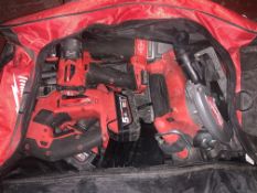 MILWAUKEE M18 FPP6D2-503B FUEL 18V 5.0AH LI-ION REDLITHIUM BRUSHLESS CORDLESS 6 PIECE KIT (