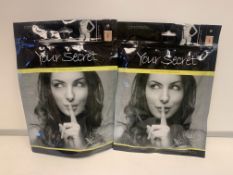 50 X BRAND NEW YOUR SECRET UNDERBUST LONG LEG SHAPERS BLACK SIZE XL