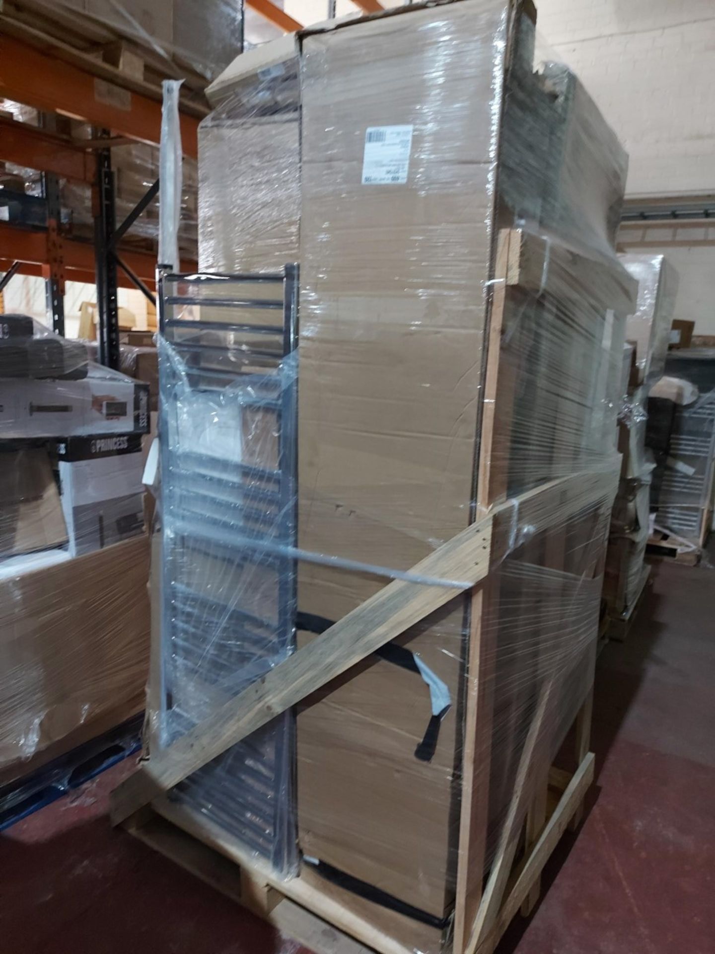 (W9) PALLET TO CONTIAN A LARGE QTY OF BATHROOM GOODS TO INCLUDE: CHROME TOWEL RAIL, QUADRANT - Image 2 of 2